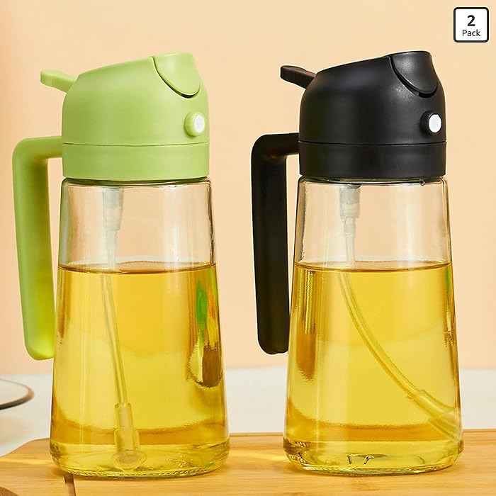 Geolinhome 2 合 1 烹飪噴油瓶 2 件組
