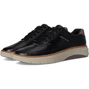 $42.89 Amazon.com | Cole Haan Mens Grandpro Featherarc Bike Toe Sneaker, Black/Plum Kitten/Paloma, 7.5-W US | Fashion Sneakers