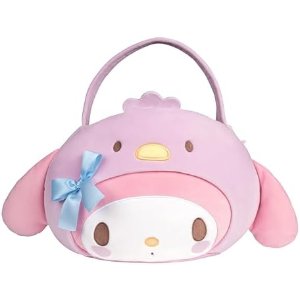 $8.90 Amazon.com: Jazwares Costume Play Hello Kitty and Friends Official My Melody Plush Pail Accessory - 12-Inch Embroidered Treat Pail with Character Design and Carry Handle : Clothing, Shoes &a