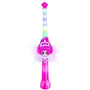 $6.89 Amazon.com: Magic Fairy Wand Toy – Interactive Light Up Pink Wand with Color Screen, Fairy Wings, Sounds & 60+ Spells and Animations, Pretend Magic Role Play Toy for Kids Girls Ages 4+ :
