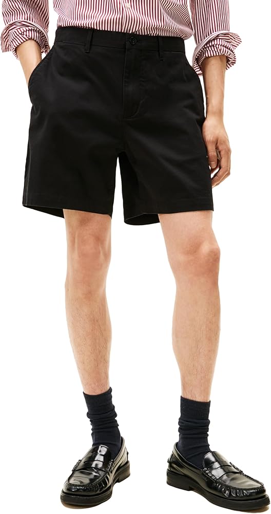 Tommy Hilfiger Men's Mercer 7" Shorts, Black 40 at Amazon Men’s Clothing store