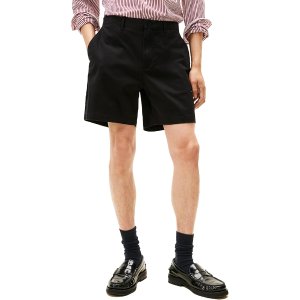 $17.69 Tommy Hilfiger Men s Mercer 7  Shorts, Black 40 at Amazon Men’s Clothing store