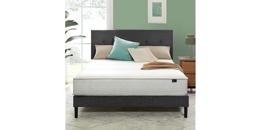 Zinus 8 Inch Foam and Spring Hybrid Full Mattress