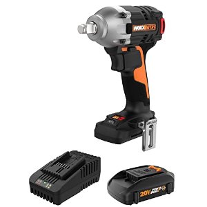 $99.00 WORX Nitro WX272L 20V Power Share 1/2  Cordless Impact Wrench with Brushless Motor - Amazon.com