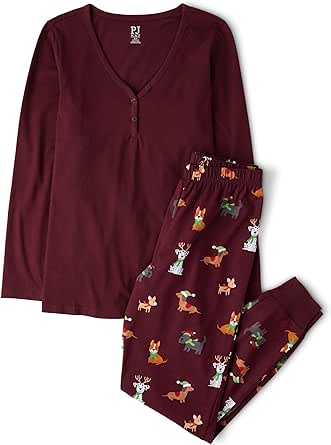 Amazon.com: The Children's Place,Unisex Baby,Family Matching, Christmas and Holiday Pajama Sets, Cotton,Winter Holiday Dog- Mom,3X-Large: Clothing, Shoes &amp; Jewelry