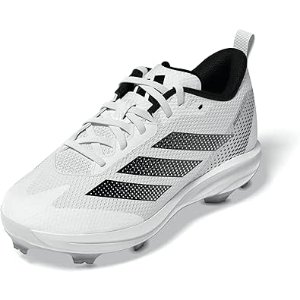$21.93 Amazon.com: adidas Unisex-Kids Adizero Instict TPU 2.0 Softball, White/Black/Black, 5 : Sports & Outdoors