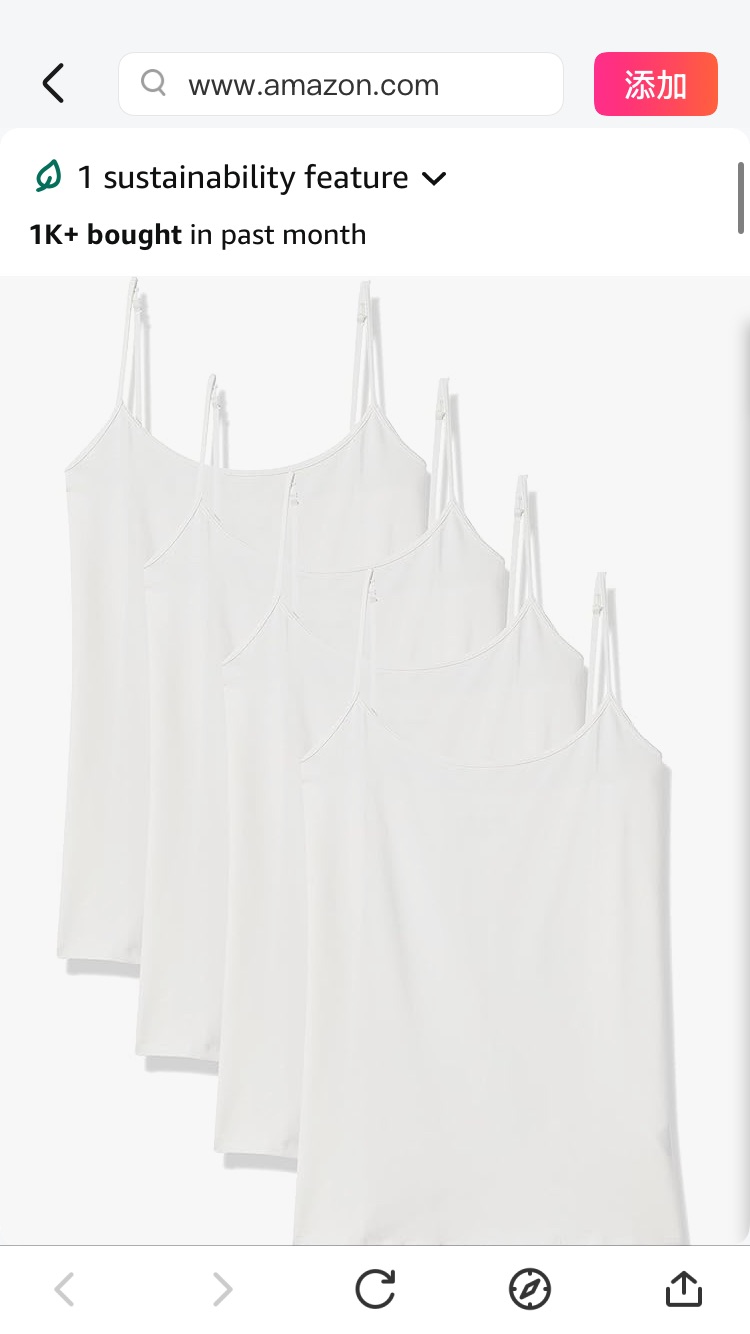Amazon.com: Amazon Essentials Women's Slim-Fit Camisole for Layering and Everyday Wear, Pack of 4, White, Large : Clothing, Shoes & Jewelry
