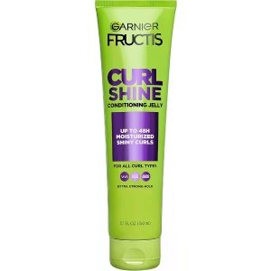 $2.17 Amazon.com : Garnier Fructis Curl Shine Conditioning Hair Gel, Frizz Control for Curly, Wavy, and Coily Hair, Extra Strong Hold for Up to 48 HRs of Bouncy, Moisturized Curls, 5.1 Fl Oz (Packaging May 