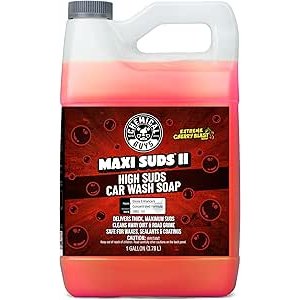 $24.22 Amazon.com: Chemical Guys CWS_101 Maxi-Suds II Foaming Car Wash Soap (Works with Foam Cannons/Guns or Bucket Washes) Safe for Cars, Trucks, Motorcycles, RVs & More, 128 fl oz (1 Gallon),
