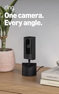 Amazon.com: Ring Pan-Tilt Indoor Cam (newest model), See all around your home or business with 360° pan coverage, HD video, plus Two-Way Talk, 4-pack, Black : Electronics