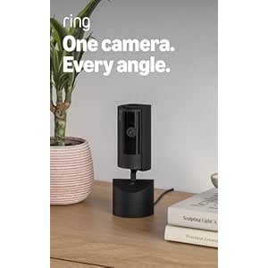 $120.02 Amazon.com: Ring Pan-Tilt Indoor Cam (newest model), See all around your home or business with 360° pan coverage, HD video, plus Two-Way Talk, 4-pack, Black : Electronics