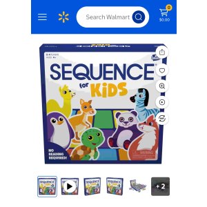 $9.97 Jax Original Classic SEQUENCE Kids Board Game - Strategy Game, No Reading Required - Walmart.com