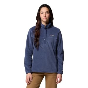$27.60 Columbia Women s Benton Springs Half Snap II Pull Over Fleece Jacket, Nocturnal, Medium at Amazon Women’s Clothing store