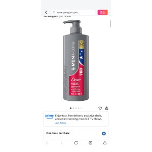 $3.64 Amazon.com: DOVE MEN + CARE Hair Care 1 count All Star Comfort to Seal Hydration & Strengthen Hair, with a Chance to Win FIFA WORLD CUP 2026 Tickets, 18 Fl oz : Beauty & Personal Care