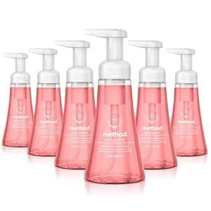 $13.30 Amazon.com: Method Foaming Hand Soap, Pink Grapefruit, 10 fl oz, (Pack of 6) : Beauty & Personal Care