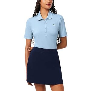 $16.07 Amazon.com: Lacoste Women's Slim Fit UV Protect Stretch Golf Polo Shirt, Overview/White, 46 : Clothing, Shoes & Jewelry