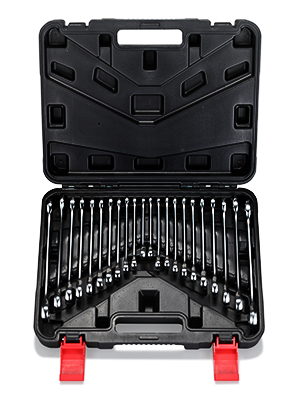 Amazon.com: BULLTOOLS 23-Piece Ratchet Wrenches Chrome Vanadium Steel Ratcheting Wrench Set 