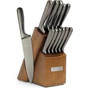 $44.41 Amazon.com: Cambridge Silversmiths Nero Cutlery Set with Block, Stainless Steel,12-Piece: Home & Kitchen