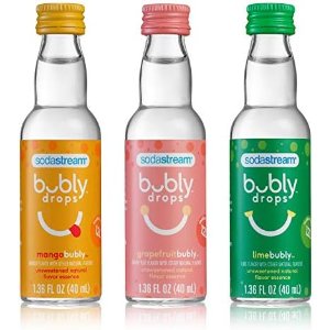 $8.55 Amazon.com: sodastream, bubly Drops 3 Flavor Pack, Tropical Thrill Variety, 4 Fl Oz : Grocery & Gourmet Food