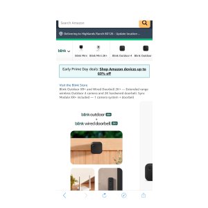 $51.99 Amazon.com: Blink Outdoor XR+ and Wired Doorbell 2K+ — Extended range wireless Outdoor 4 camera and 2K hardwired doorbell. Sync Module XR+ included — 1 camera system + doorbell