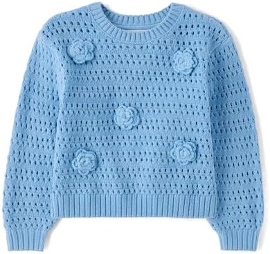 Amazon.com: The Children's Place,Baby Girls,and Toddler Long Sleeve Crew Neck Pullover Sweater