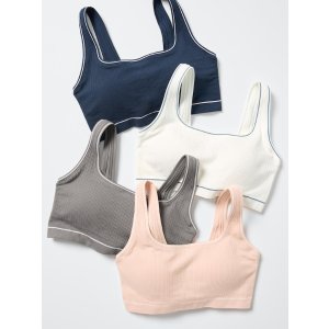 $19.9 Women s Square Neck Wireless Bra | Striped | UNIQLO US