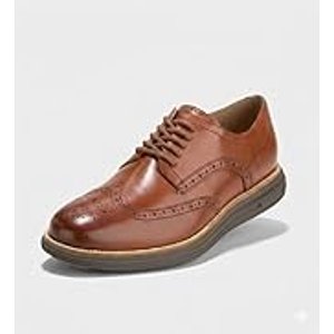$41.38 Amazon.com | Cole Haan Men's Grand Shadowlite Plain Toe Oxfords, British Tan/Ivory, 7.5-M US | Oxfords
