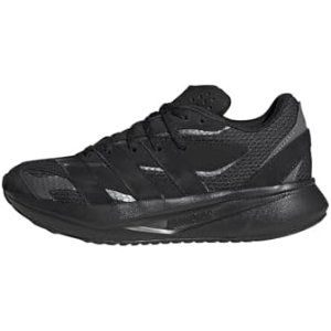 $23.18 Amazon.com | Adidas Unisex-Kids Lightstride Sportswear, Black/Black/Iron Metallic, 4 | Sneakers