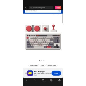 $69.99 8BitDo Retro Joystick and Mechanical Keyboard N Edition 85HA02J - Best Buy