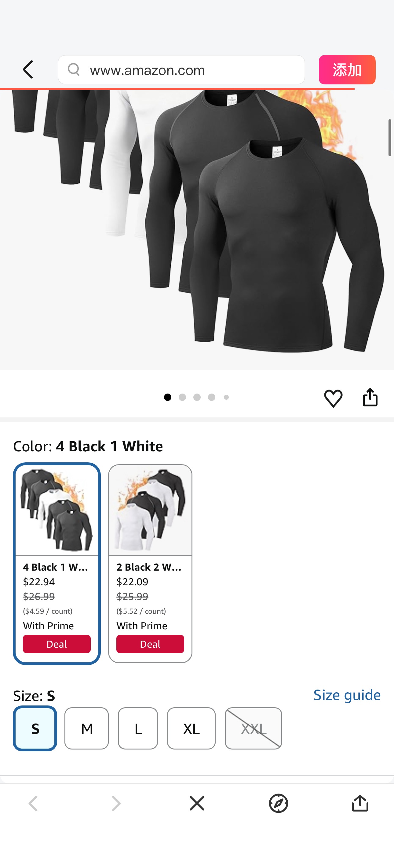 CYPER SUN Men‘s Thermal Compression Shirts 5 Pack Fleece Lined Base Layer for Cold Weather, Winter Workouts & Outdoor Activities Small at Amazon Men’s Clothing store