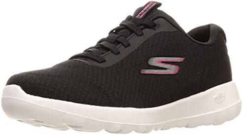 Amazon.com | Skechers Women's GO WALK JOY - ECSTATIC Sneaker, Black/White, 7 | Walking