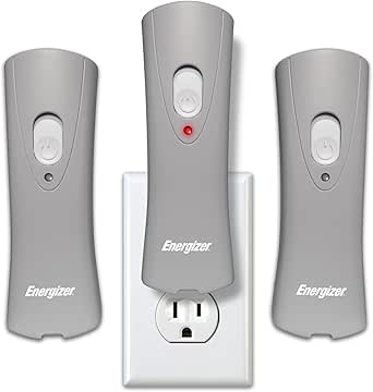 Amazon.com: Energizer Auto-On LED Flashlights Rechargeable (3-Pack) for Home Power Failure, Plug in LED Flashlight for Power Outage, Night Light, Hurricane Preparedness : Tools &amp; Home Improvement