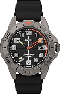 Amazon.com: Timex Men's Expedition North Ridge 41mm Watch - Black Strap Titanium Case Black Strap : Clothing, Shoes &amp; Jewelry