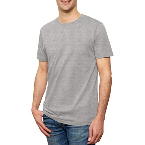 Amazon.com: Organic Signatures Crewneck 100% Certified Organic Cotton, Soft Shirts for Men (Medium, Heather Grey) : Clothing, Shoes & Jewelry