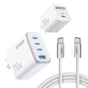 $23.99 Anker 70W/30W Wall Charger Bundle | Costco