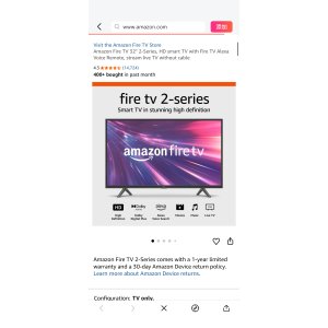 $99.99 Fire TV 32  2-Series 720p HD smart TV | Amazon