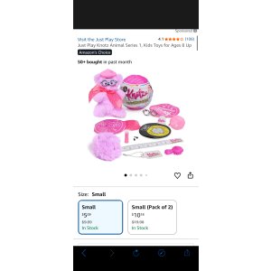 $5.09 Amazon.com: Just Play Knotz Animal Series 1, Kids Toys for Ages 8 Up