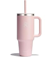 Amazon.com: Hydro Flask Travel Tumbler with Handle, Lid and Straw - Insulated Stainless Steel in 32 Oz Trillium : Home &amp; Kitchen
