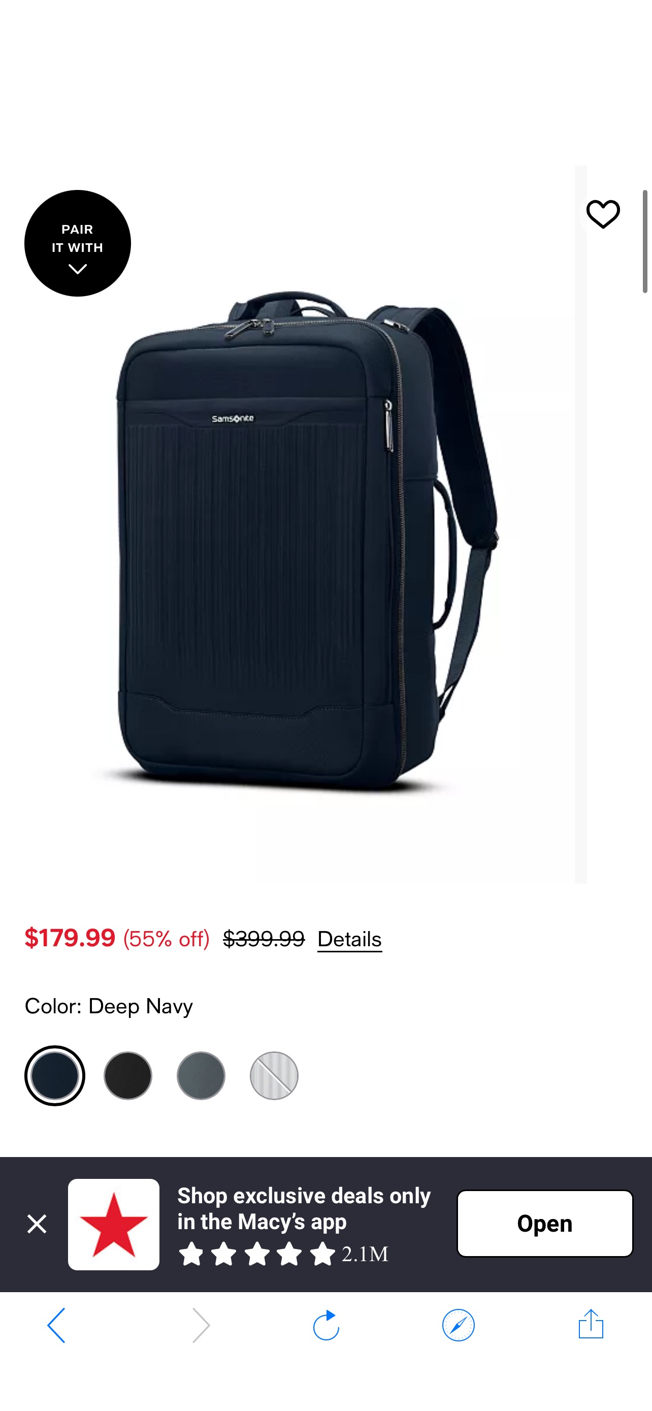Samsonite Silhouette 20" Travel Backpack - Macy's