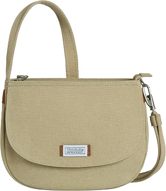 Amazon.com: Travelon Anti-Theft Heritage Saddle Crossbody : Clothing, Shoes &amp; Jewelry