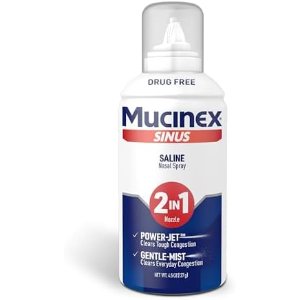 Mucinex 鼻腔冲洗喷雾 4.5oz