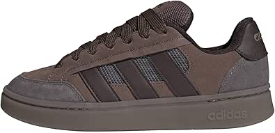Amazon.com | adidas Men's Grand Court Alpha, Earth Strata/Charcoal, 13.5 | Fashion Sneakers