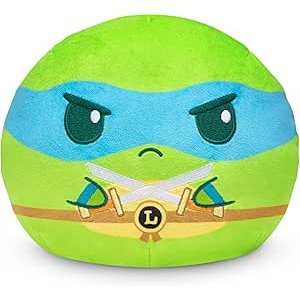 $5.00 Amazon.com: TeeTurtle Reversible Teenage Mutant Ninja Turtles Leonardo 6-Inch Two-Sided Flip Plush Toy with Embroidered Details - Cute Mini Collectible Plush for Kids, Teens, and Adults : To