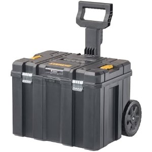 $69.98 DEWALT Tool Box with Wheels Modular, Large Rolling Tool Box With Telescopic Handle, Portable Carrier Deep Stackable TSTAK Storage (DWST17820) - Amazon.com