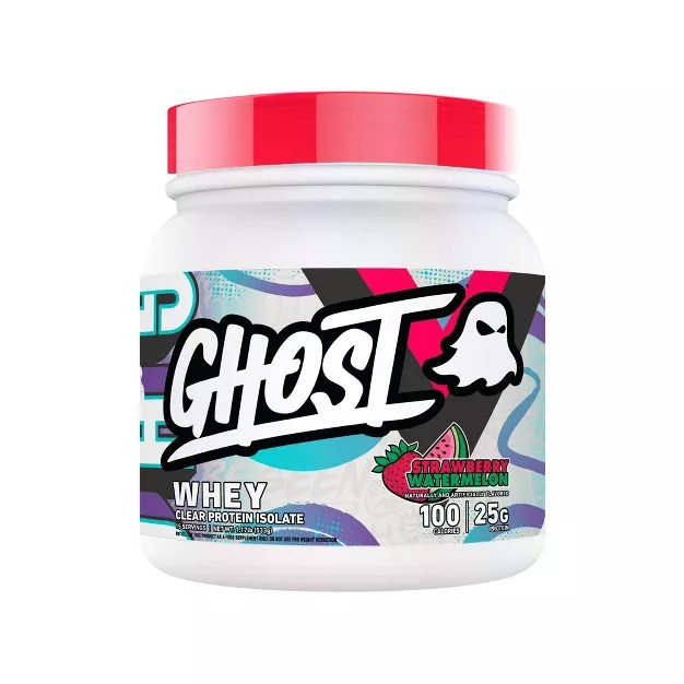 GHOST Clear Whey Protein Powder Strawberry Watermelon - 533gms : Target