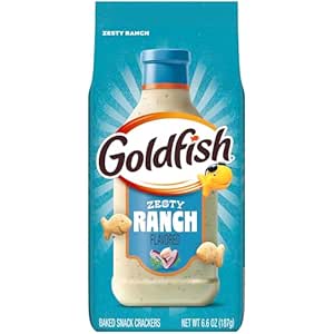 Amazon.com: Goldfish Zesty Ranch Flavored Crackers, 6.6 Oz Bag