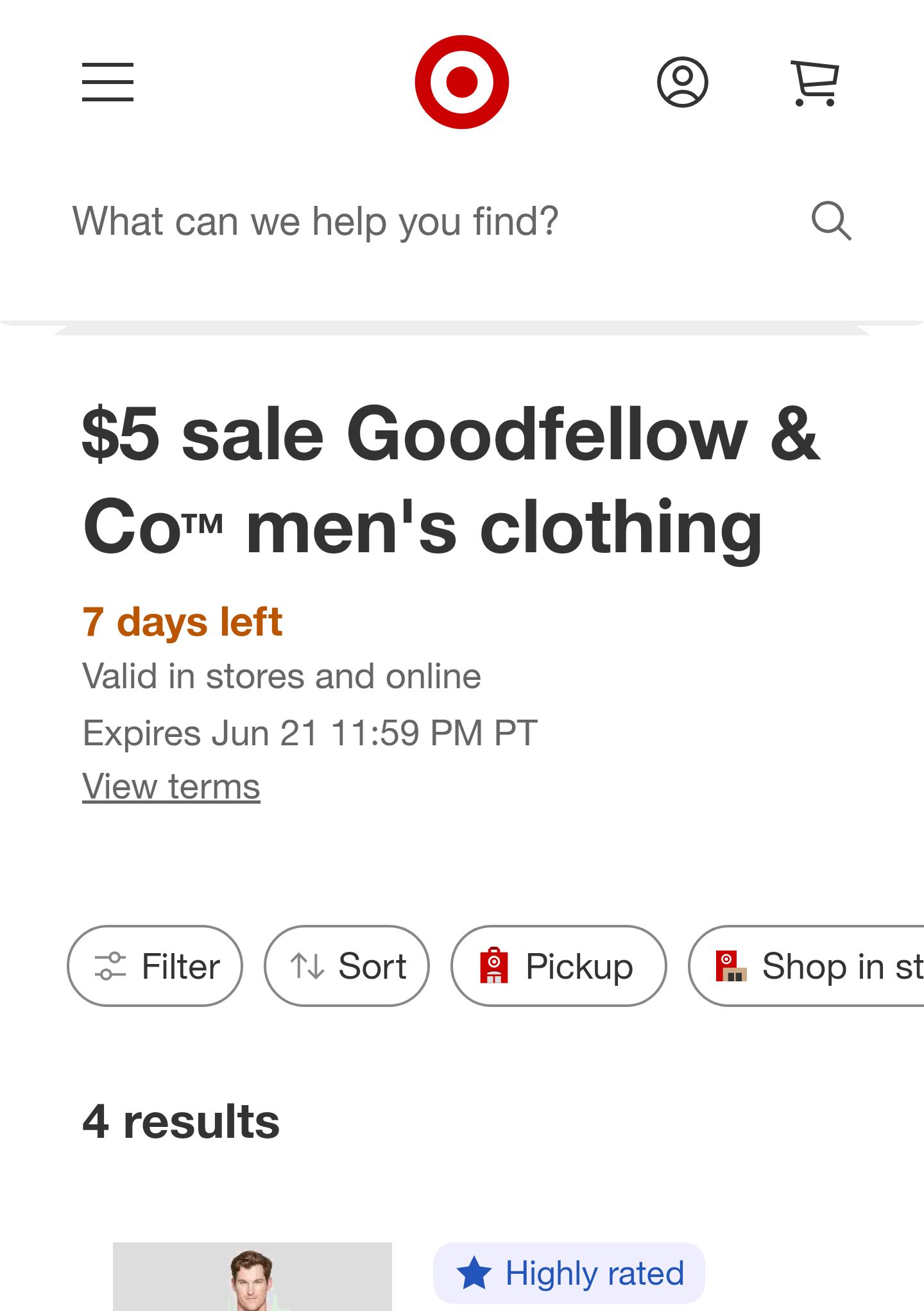 $5 sale Goodfellow & Co™ men's clothing