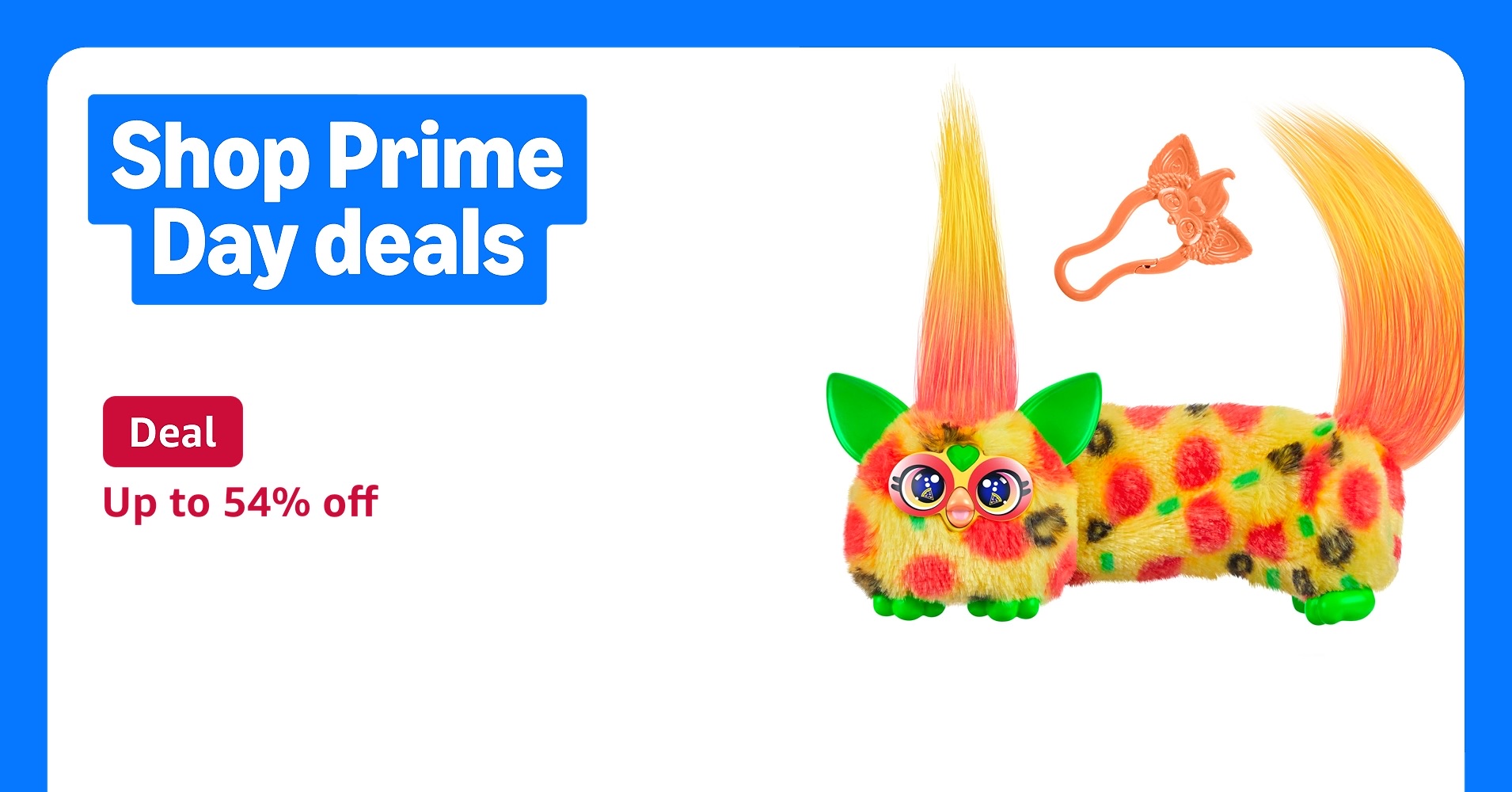Deal for Prime Members: FURBY DJ Furblets Pepp-Oh-Roni Mini Electronic Plush Toy with Funny Stretchable Sound Effects & Music, Speaks Furbish, Pizza Colors
