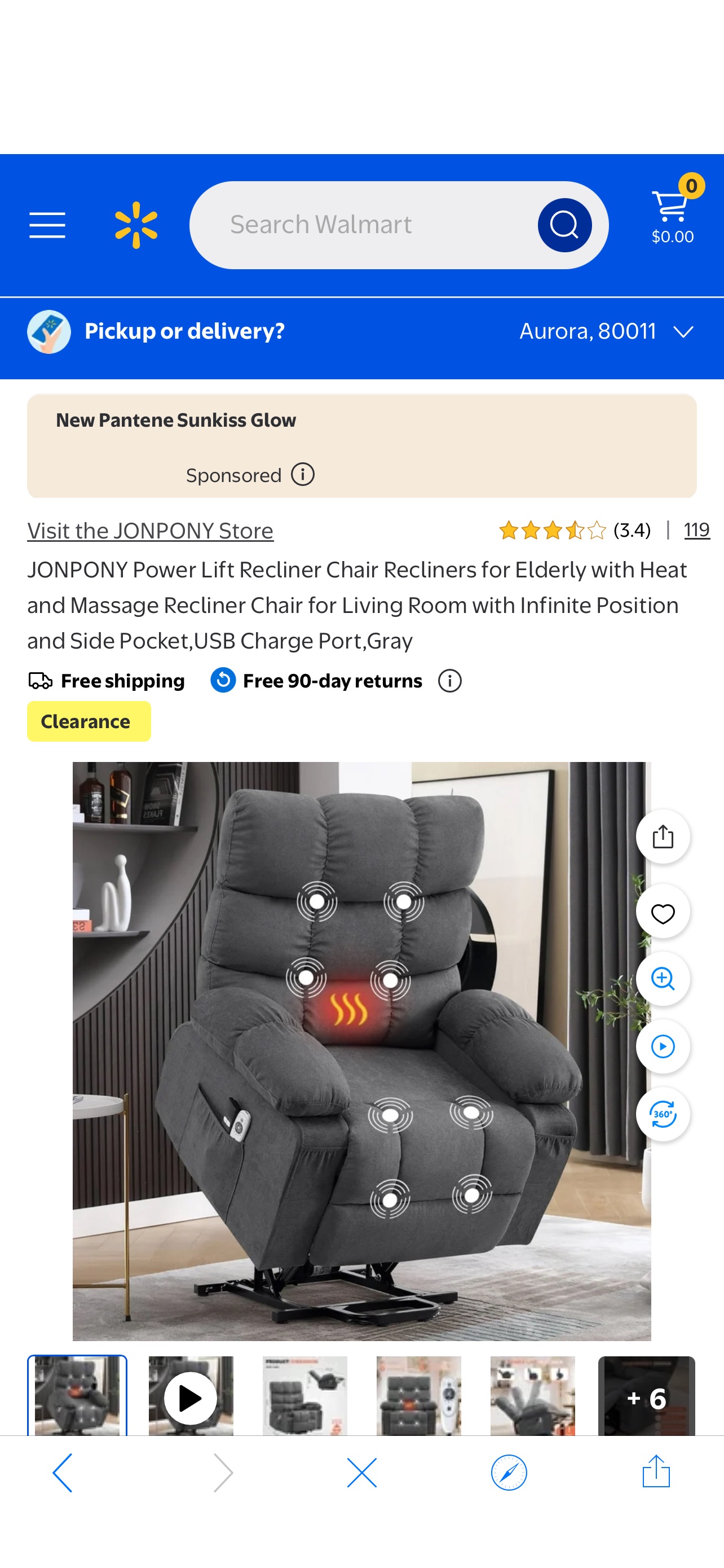 JONPONY Electric Power Recliner Chair with Cup Holders, Hidden Arm Storage, USB Ports, Home Theater Motion Recliner - Walmart.com