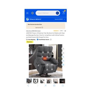$239.99 JONPONY Electric Power Recliner Chair with Cup Holders, Hidden Arm Storage, USB Ports, Home Theater Motion Recliner - Walmart.com